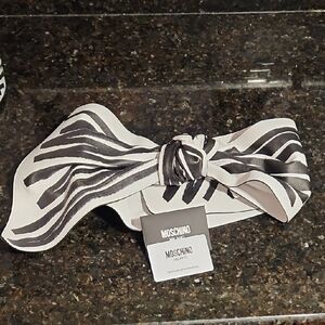 Moschino Zebra Print Women Belt